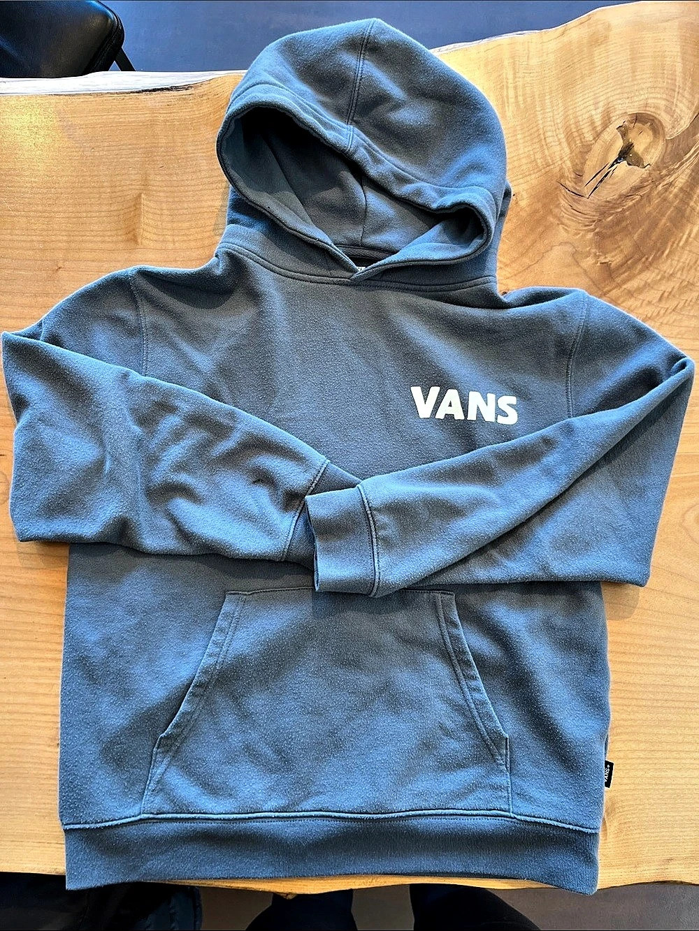 Vans Headwaves Loose Pullover Hoodie Blue Medium
